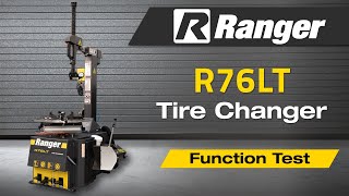 Ranger R76LT Tire Changer: Testing Before Operation