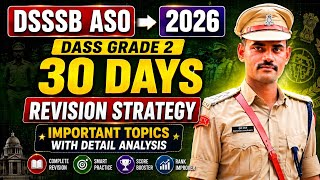 DSSSB ASO 2026 Revision Strategy | DASS GRADE 2