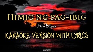 Himig ng pag-ibig cover by Jhino Bilbao || Acoustic Karaoke version with lyrics ♪