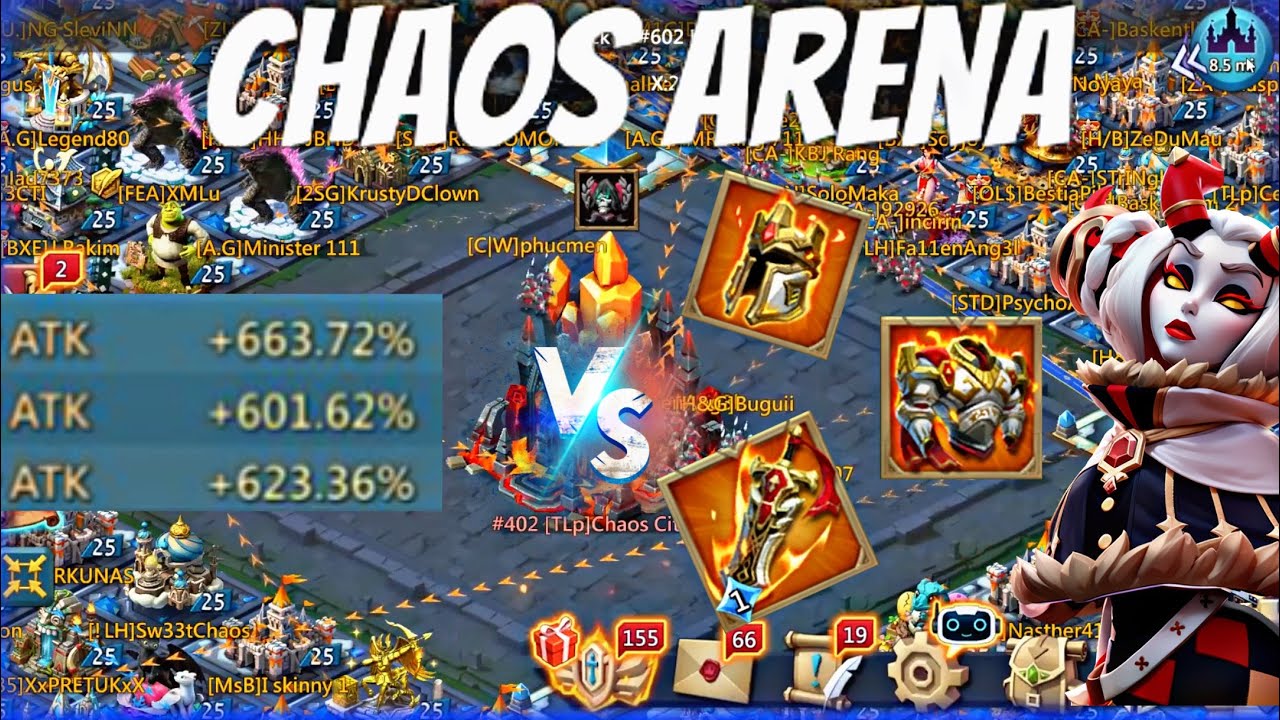 660 White Stats Devastating Maxed Accounts | Chaos Arena | Lords Mobile