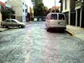 Ciudad de México: Pequeña granizada en el fraccionamiento Los cipreses