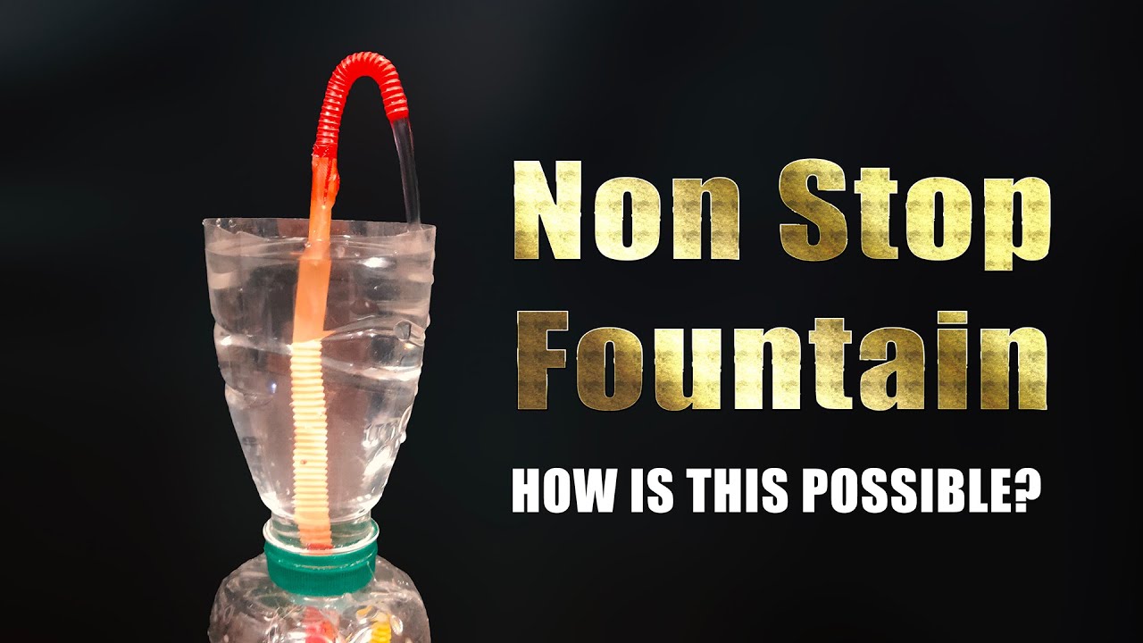 How to Make a NonStop Fountain DIY Plastic Bottles without any motor