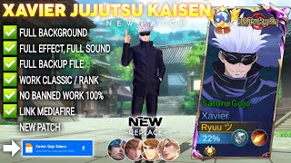 Script Skin Xavier Jujutsu Kaisen - Gojo Satoru No Password Full Effect Voice Patch Terbaru