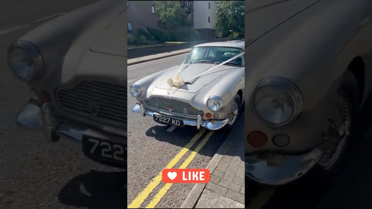 DOUBLE OH YEAH!  Aston Martin DB4 On Wedding Duties! 