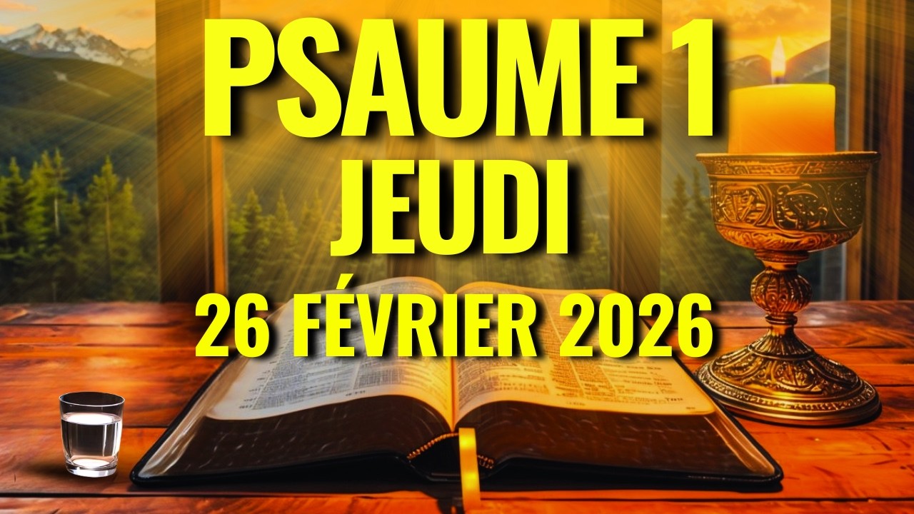 PRIÈRE DU MATIN – Jeudi 26 Frévier 2026 – Psaume 1 Pour la Protection, la Victoire et Secours Divin