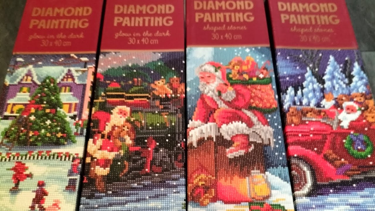 🤔🤔🤔diamonds painting de Noël ,aidez moi a choisir 🌲🎅🥰🎄action YouTube