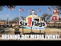 A Very Busy Opening Day At The Original Six Flags Park! | Six Flags Over Texas Vlog and Media Event