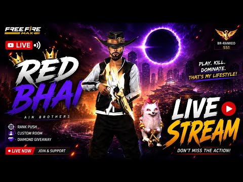 😈 কেউ বিশ্বাস করেনি… আজকে লাইভে সবাইকে দেখাই দিবো 🔥 | RED BHAI FF LIVE
