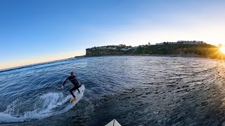 SUNSET SURFING AT A HIDDEN REEF BREAK WITH THE BOYS! (RAW POV) | EPISODE #7