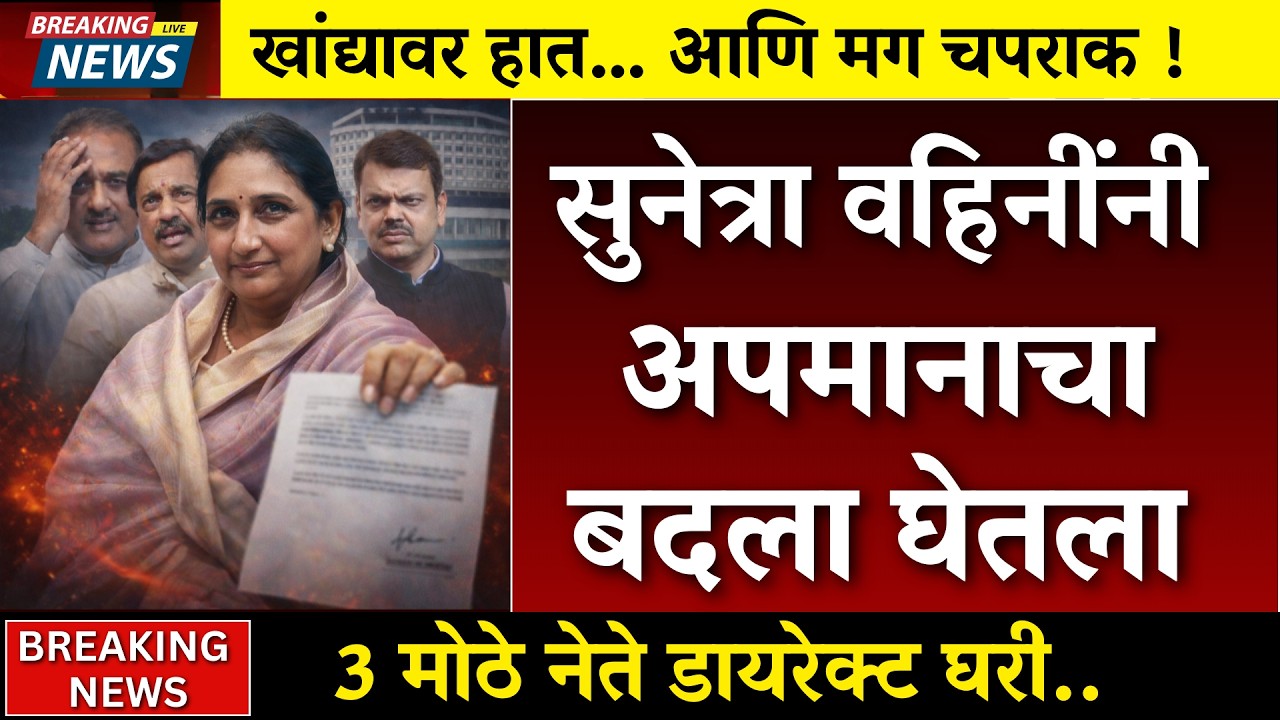 अपमानानंतर वहिनींचा मास्टरस्ट्रोक! एका रात्रीत गेम पलटला |sharad pawar |rohit pawar | sunetra pawar