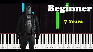 7 Years Easy Piano