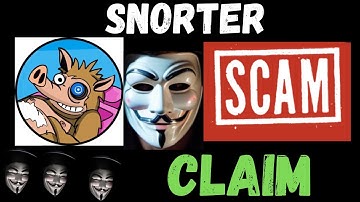 SNORTER SNORT PRESALE COIN CRYPTO SCAM UPDATE NEWS LEGIT CLAIMING LAUNCH WALL
