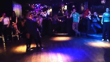 Beautiful zouk birthday dance at Grace bar, London. 9 March 2015