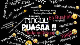 Story wa rindu puasa