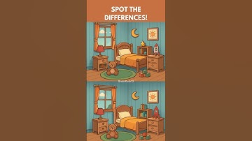 how many differences can you FIND? #shortvideo #riddles #puzzle #shorts #shortsfeed