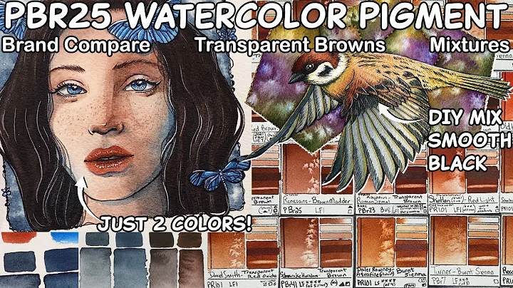 PBr25 Watercolor Pigment Spotlight! Brands, Mixtur...