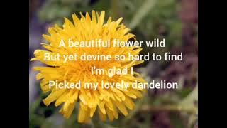 Tevin Campbell-Dandelion(lyrics)