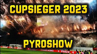 CUPSIEGER 2023 🖤 - Pyroshow | SK Rapid Wien - SK Sturm Graz 0:2, ÖFB Cup Finale 2022/23, 30.04.2023