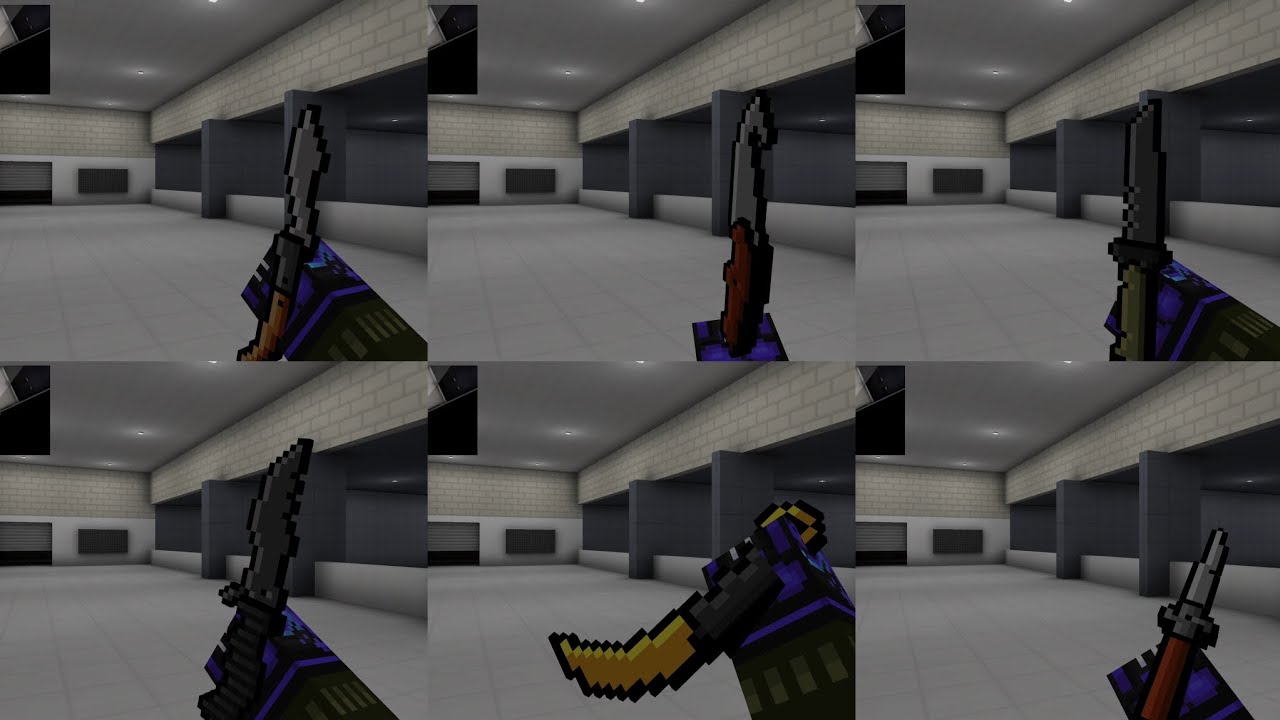 Blockpost Mobile all packs knife showcase - YouTube