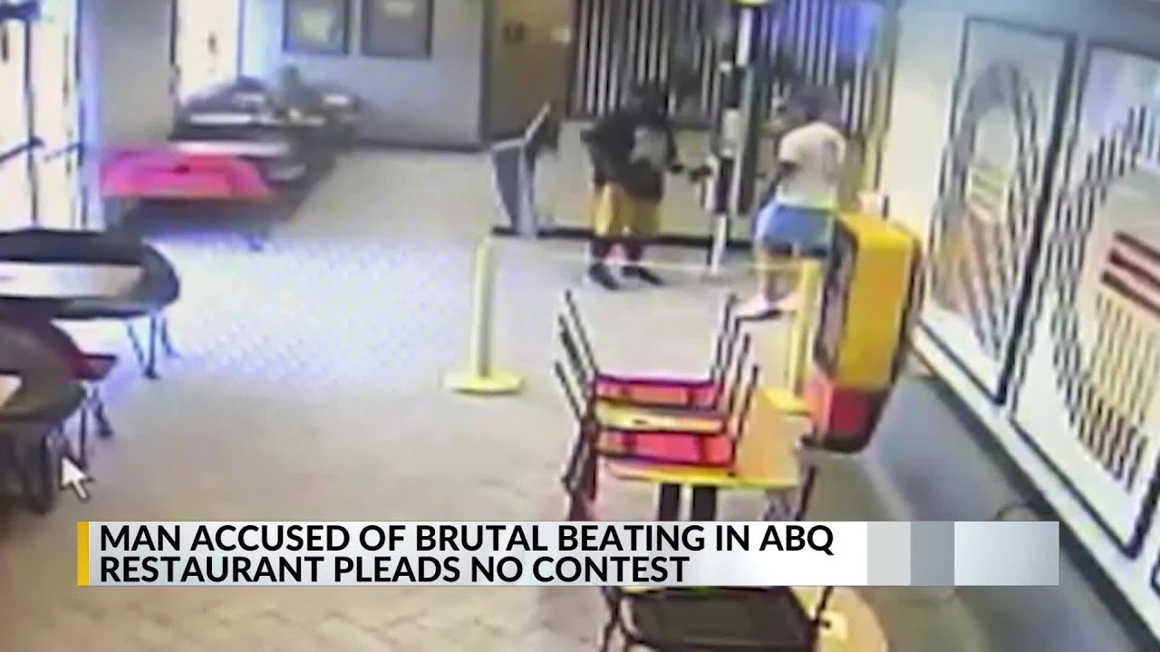 Man pleads no contest to attack inside Albuquerque McDonald's - YouTube
