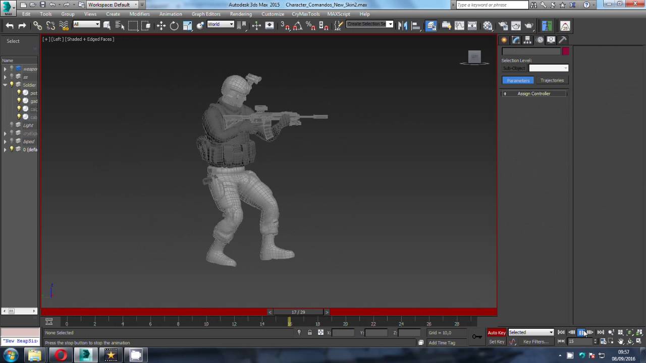 Game Animation 3ds Max - Biped or FBX - YouTube