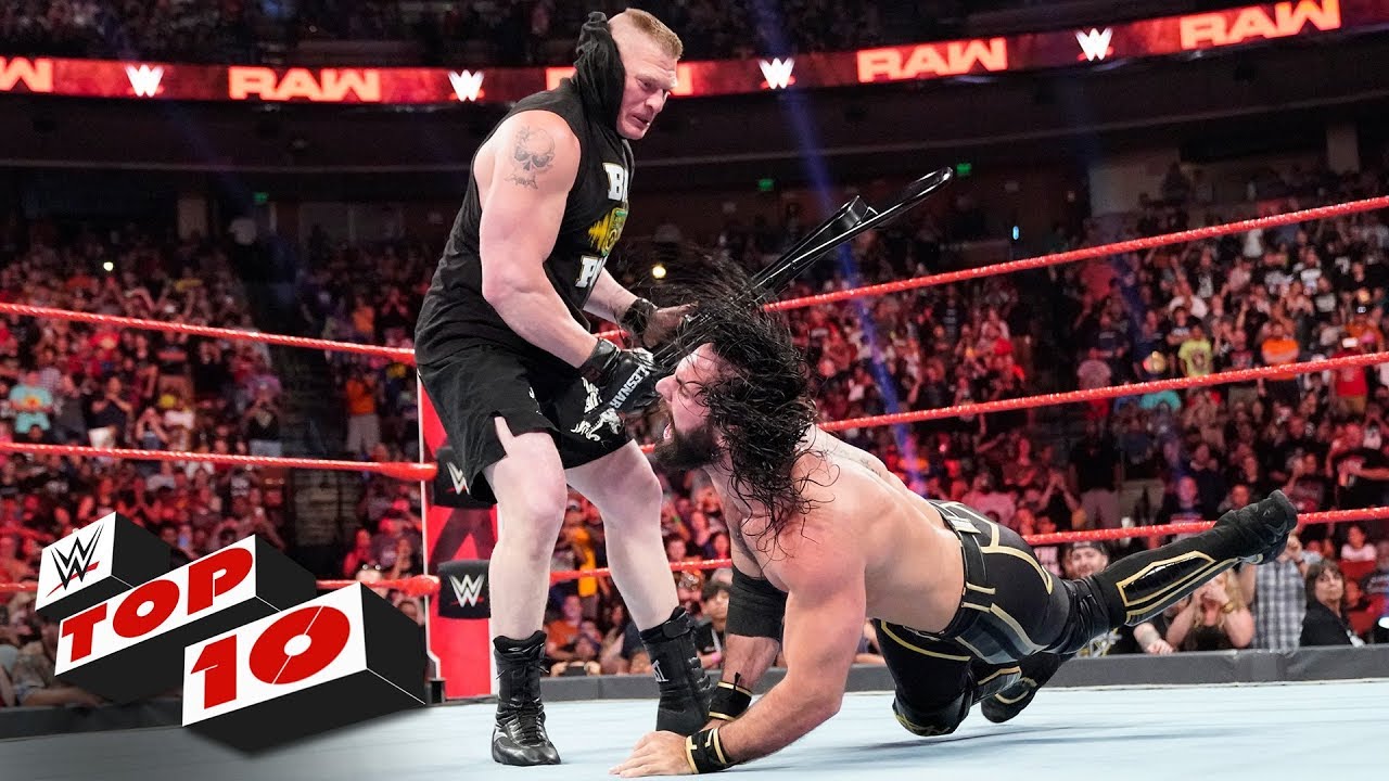 Top 10 Raw Moments Wwe Top 10 June 10 2019 Youtube