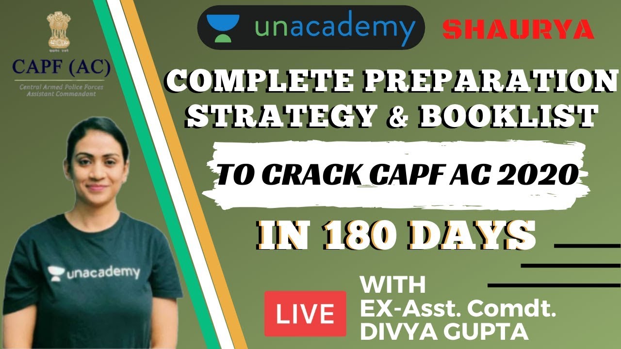 UPSC CAPF AC 2020 Complete Preparation Strategy | Booklist & Study Plan ...
