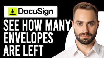 How to See How Many Envelopes Are Left in DocuSign (View Envelope Details)