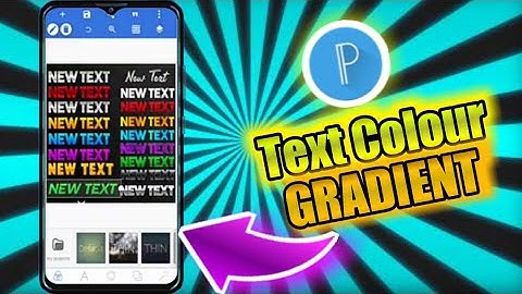 🔥How To Make Gradient Text In Pixellab | Gradient Colour Pixellab | Pixellab