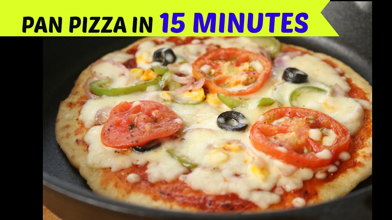 Pizza IN 15 MINUTES WITH OUT OVEN | No Oven, No Yeast Pizza Recipe | Easy Pizza Without Oven | bharatzkitchen