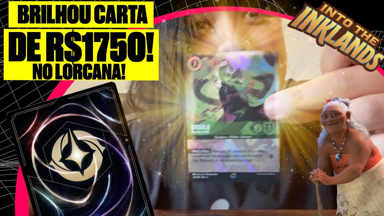 Puxei uma carta R$1750+, este é o #Lorcana que segue entregando