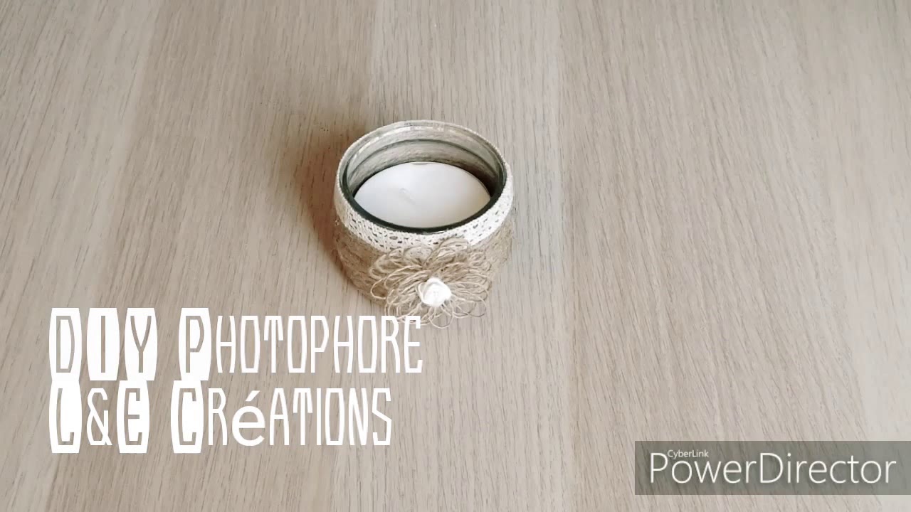 Recycler vos pots en verre - Photophore / Recycle your glass jars - Photophore