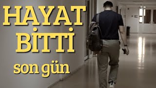 Ayrılıyorum. Bilgisayar mühendisliği stajımın son günü.