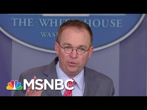 Mulvaney Tells Reporter: ‘Get Over’ Quid Pro Quo: ‘It Happens All The Time’ | Velshi & Ruhle | MSNBC