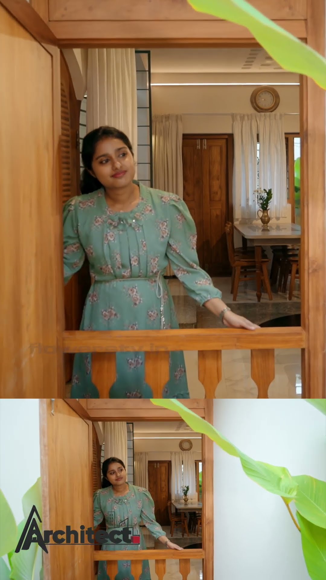 Kerala home with a cozy balconet ❤️