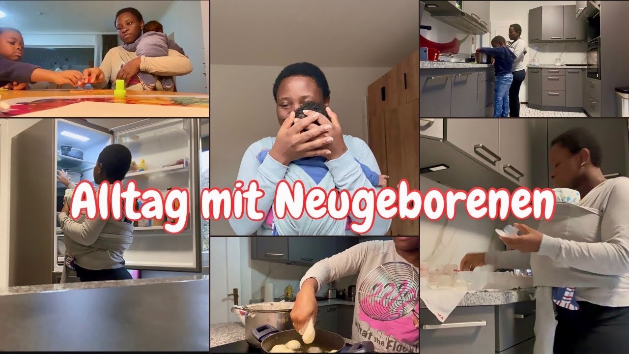 Mama Alltag mit Neugeborenen Baby, Haushalt, Alleine mit Baby Frühchen, Kochen, Zeit mit Kleinkind 
