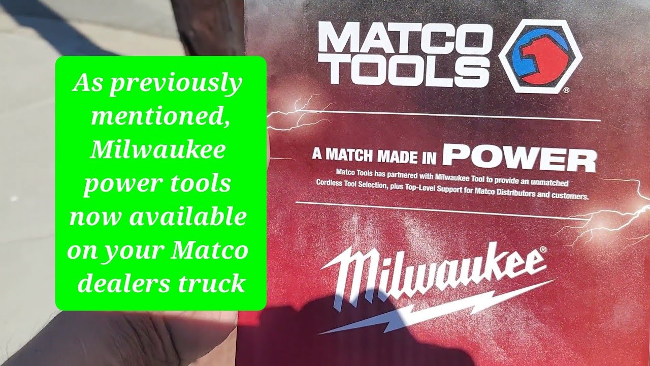 Matco Friday!!! A quick Milwaukee power tools update YouTube