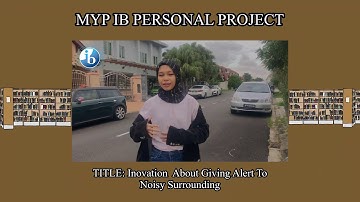 MYP IB - PERSONAL PROJECT