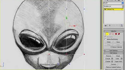 3D Buzz - 3Ds Max - Legacy Video Training: 04. Poly Modeling Alien Head - 03. Roughing In