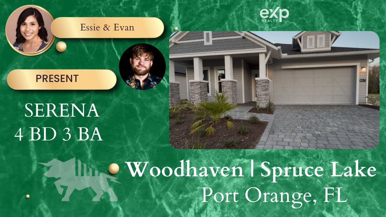 New Port Orange Homes For Sale | Tour ICI Homes | Serena  Floor Plan at Woodhaven 🌳 |Spruce Lakes