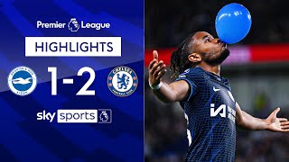 Chelsea SURVIVE late scare! 😨 | Brighton 1-2 Chelsea | Premier League Highlights image