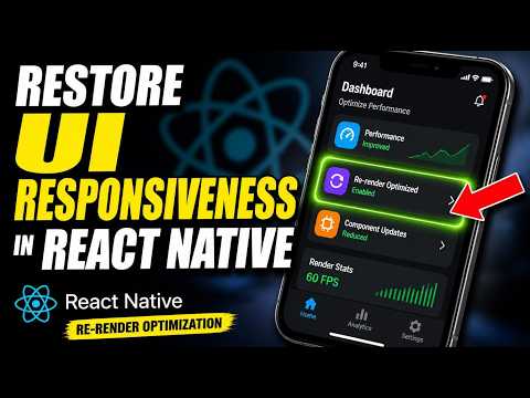 How to restore UI responsiveness using React Native re-render optimization - Complete Guide