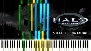 Siege Of Madrigal - Halo Combat Evolved Soundtrack MIDI Cover | Piano Tutorial