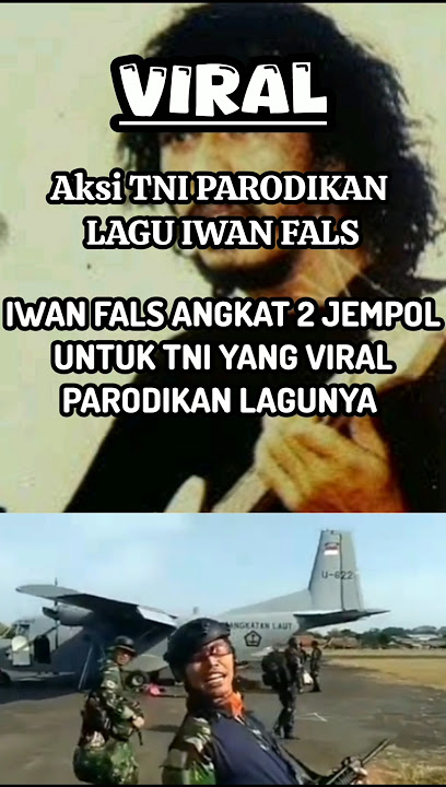 IWAN FALS Komentari TNI yang Parodikan Lagunya Hingga VIRAL #viralvideo