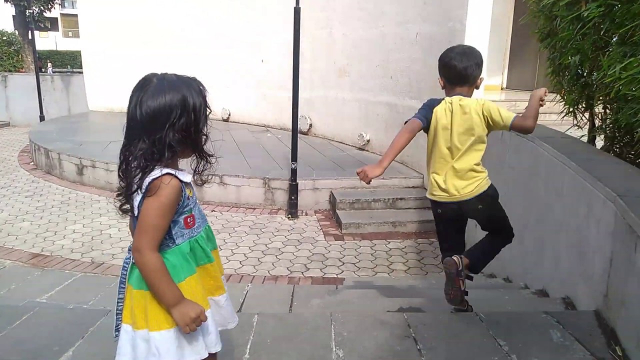 Hridhaan playing Jumping, Running and Hopping Game YouTube