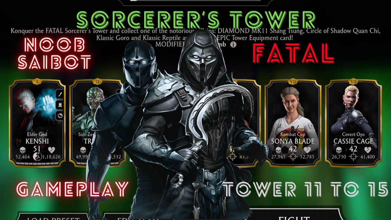 Sorcerer's Tower Fatal - Sorcerers Tower 11 TO 15 - Equipment & Rewards - Mortal Kombat Update.