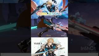 VARKA  with different elements #genshinimpact #gameplay #edits #hoyoverse #hoyocreators #mihoyo