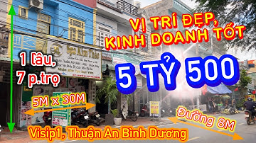 💥Visip1💥Thuận An Bình Dương - Bán Nhà Mặt Tiền Kinh Doanh Đẹp - Kế Khu Chuyên Gia Ở Nhiều.