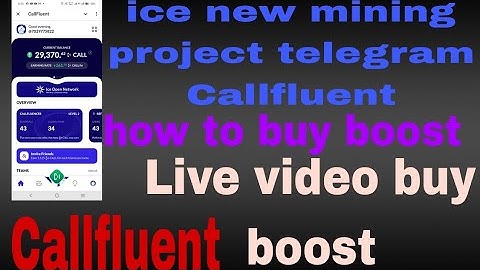 how to earn ice new mining project Callfluent