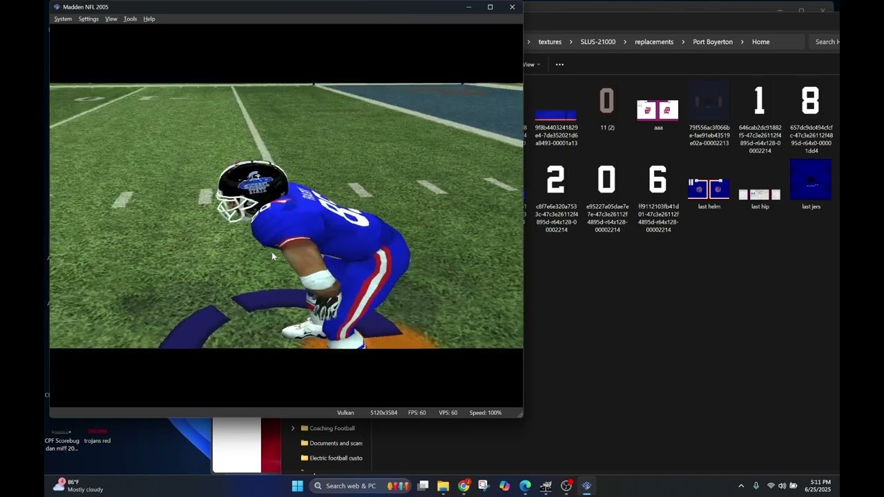 Madden NCAA PS2 Helmet and Jersey Templates and Editing